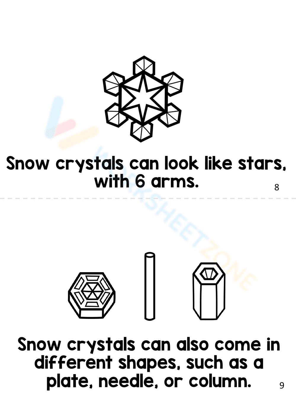 Life Cycle of Snowflakes: Science Education - Page 13