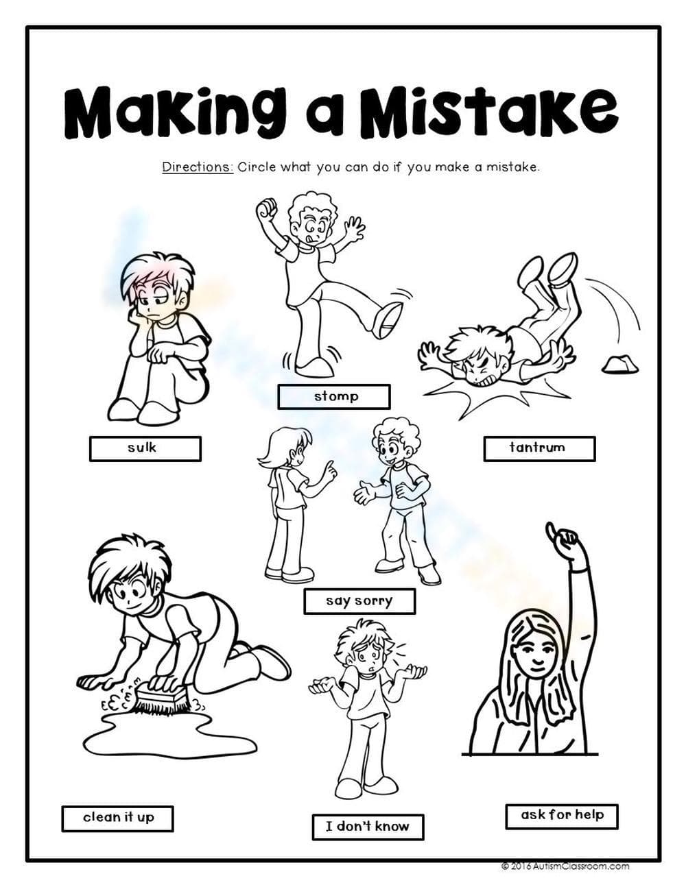 What to Do When You Make a Mistake - Page 1