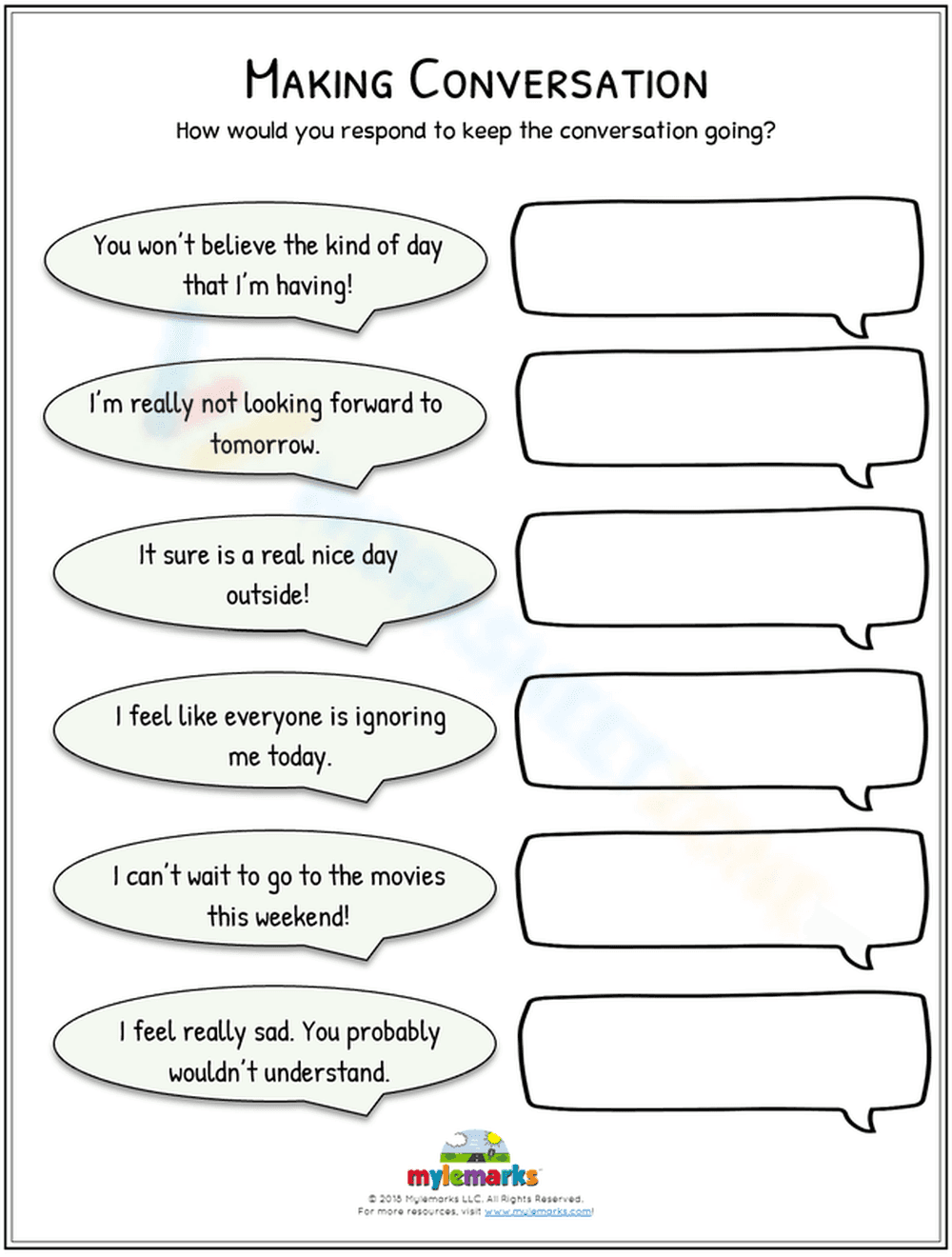 Making conversation - Page 1