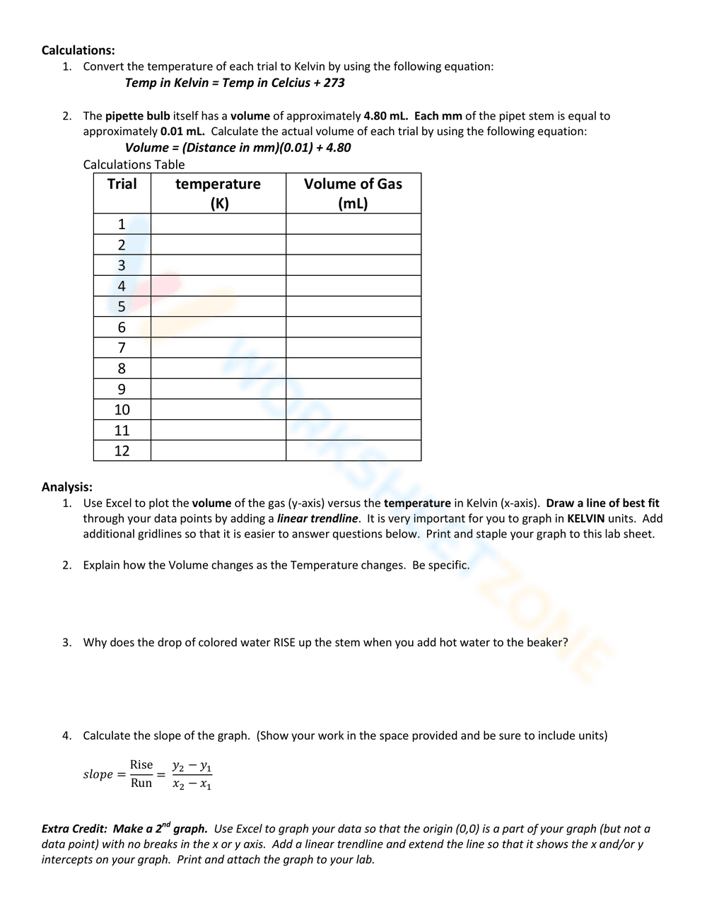 Charles's Law Activity - Page 2