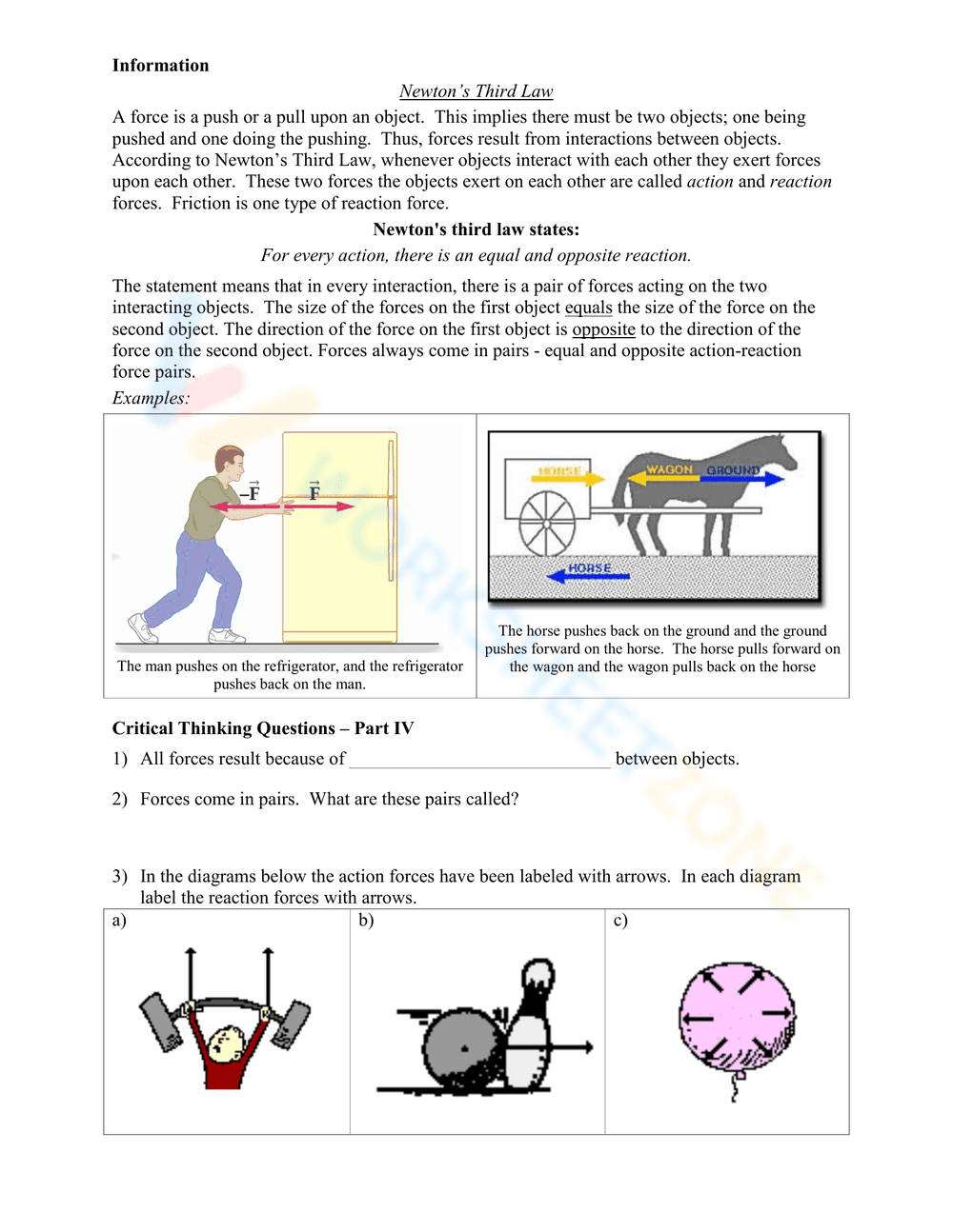 Updated Newton's Laws of Motion Worksheet - Page 8