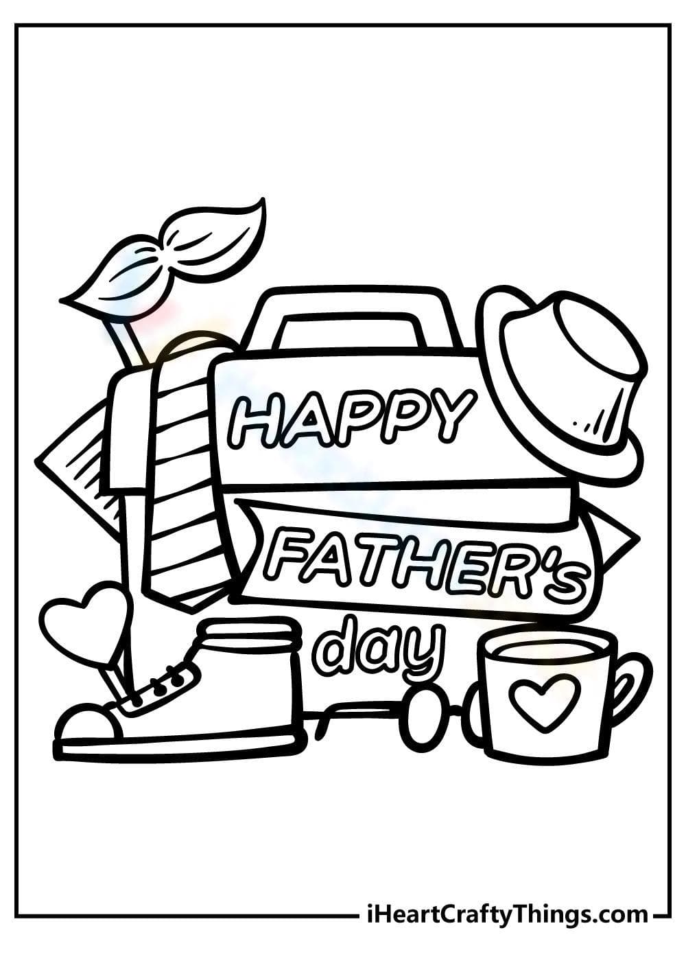 My Father Worksheet: Father's Day Fun - Page 1