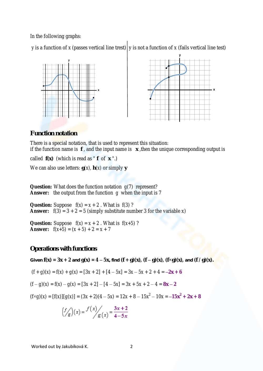 FUNCTION versus RELATION - Page 2
