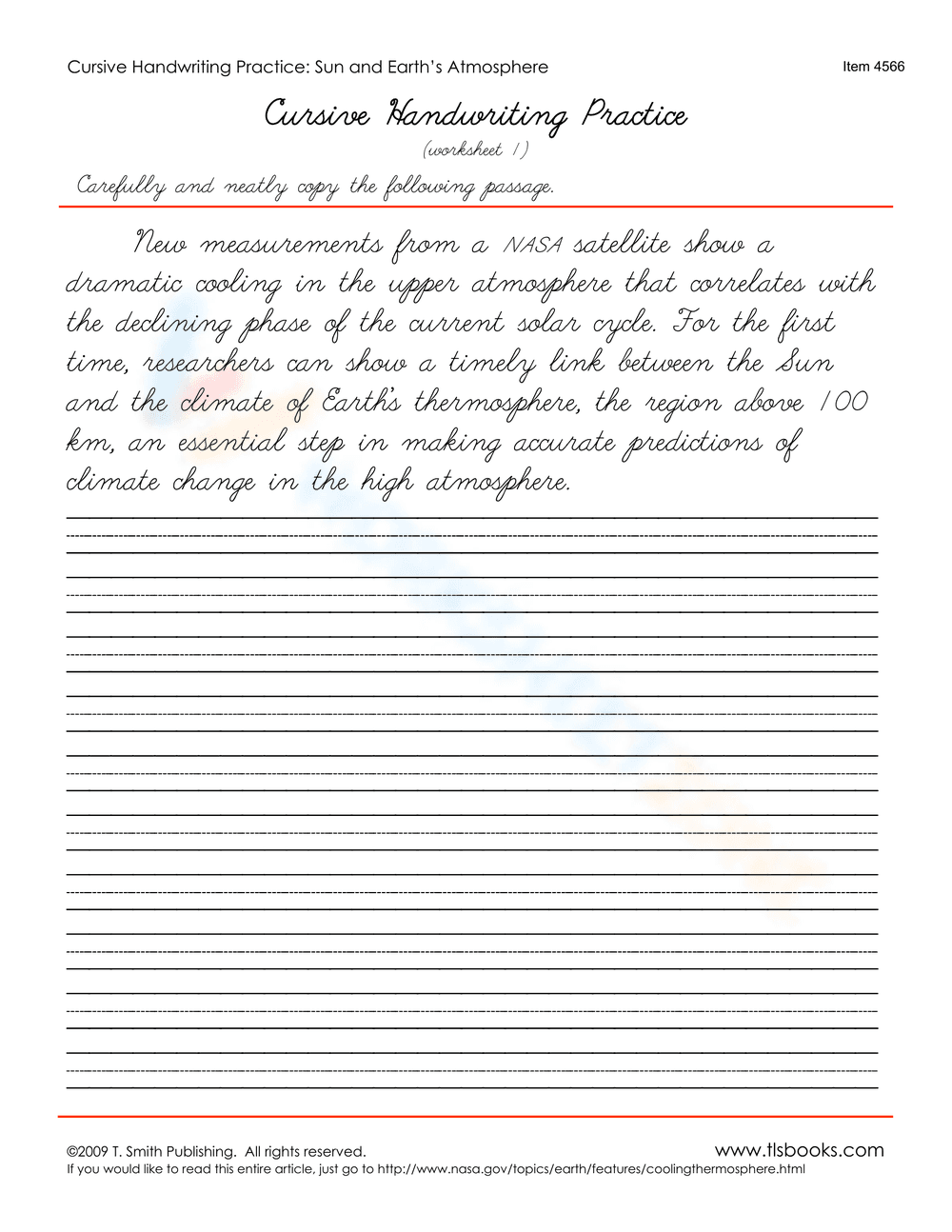 Sun and Earth's atmosphere - Page 1