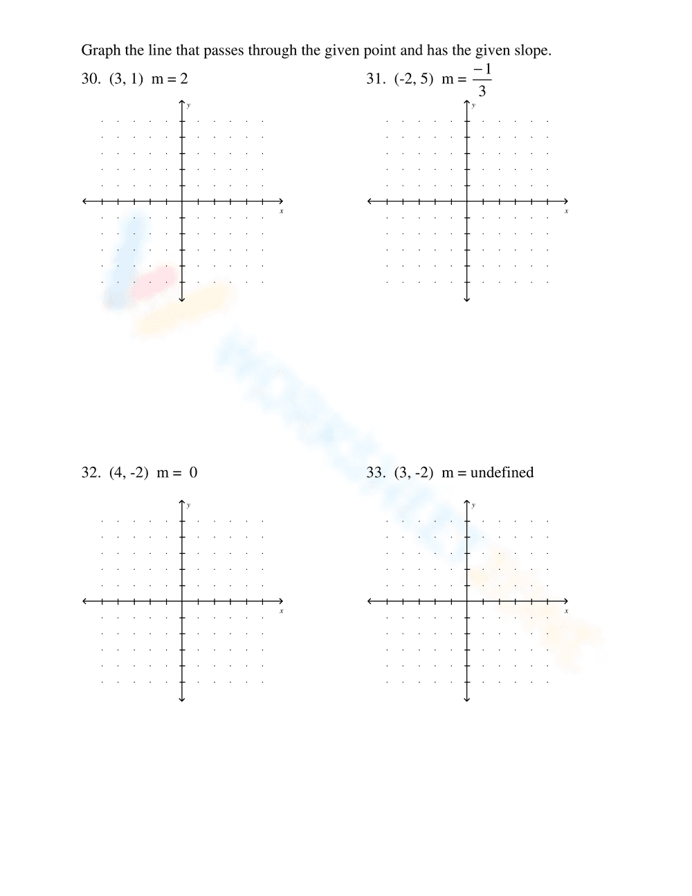 Interpreting Slope and Y-Intercept: Math Concepts - Page 7