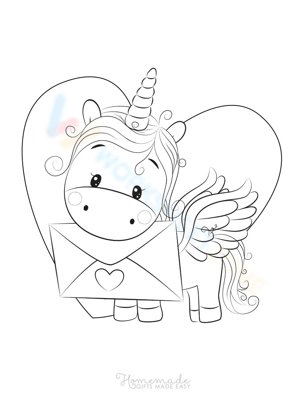 Unicorn and his love letter - Page 1