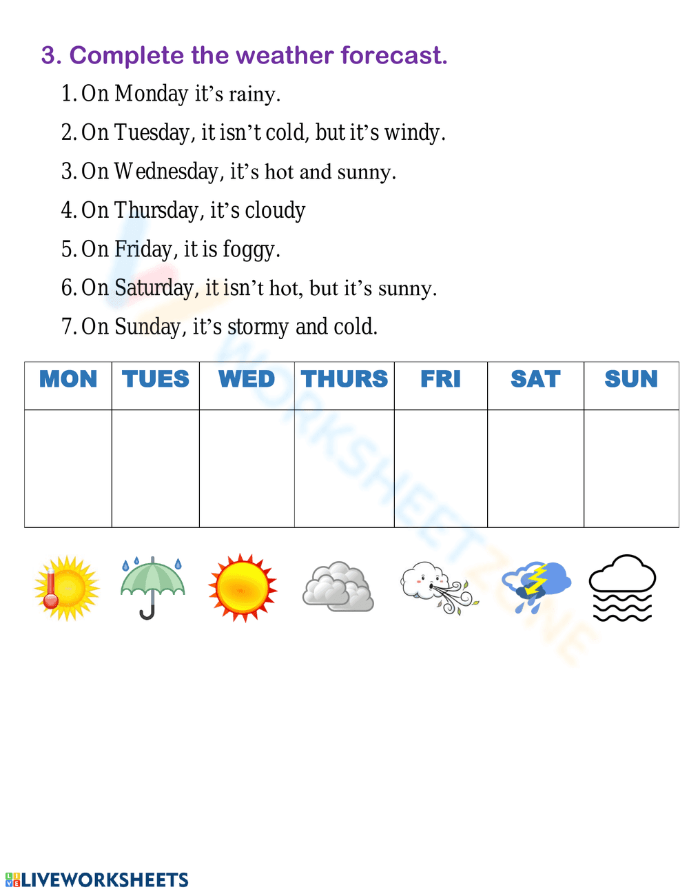 Days, Months, and Weather Learning - Page 2