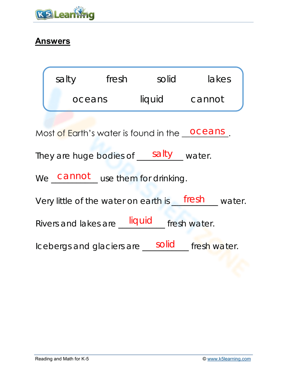 Properties of the Earth's water - Page 2