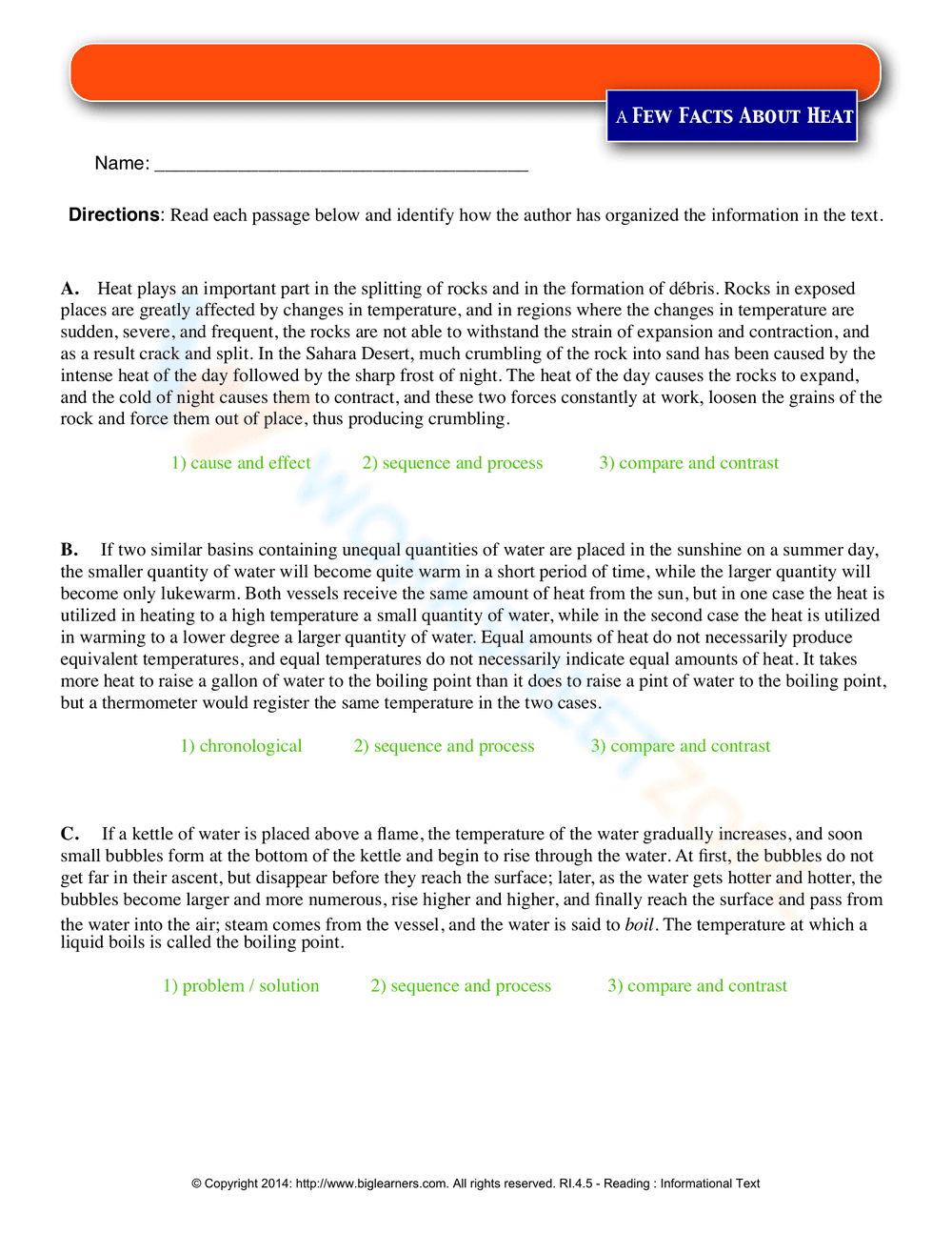 A Few Facts About Heat - Page 1