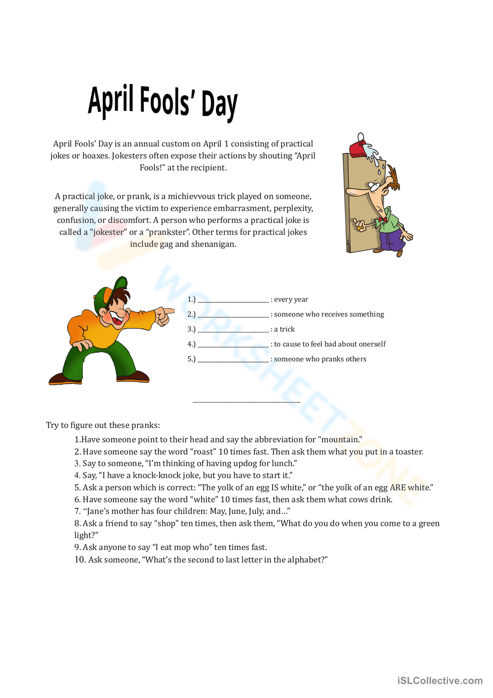 April Fools - Page 1