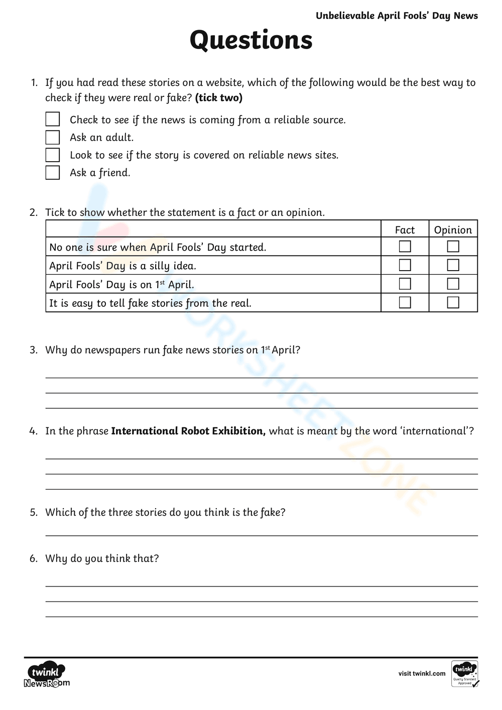 Unbelievable April Fools’ Day News - Page 1