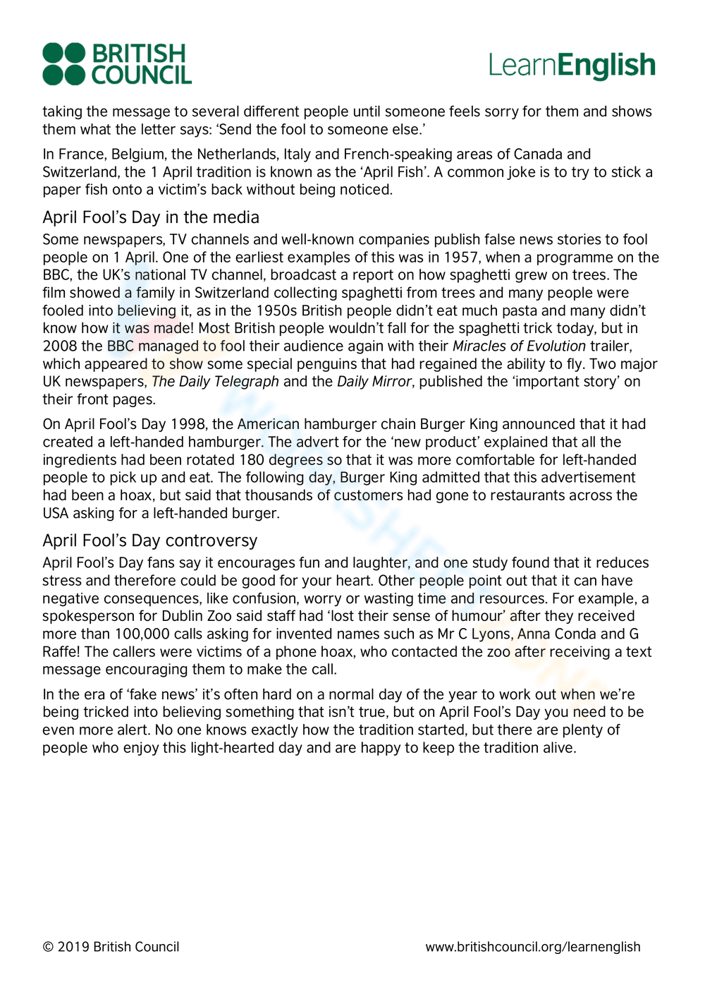 April Fool's Day excercises - Page 2