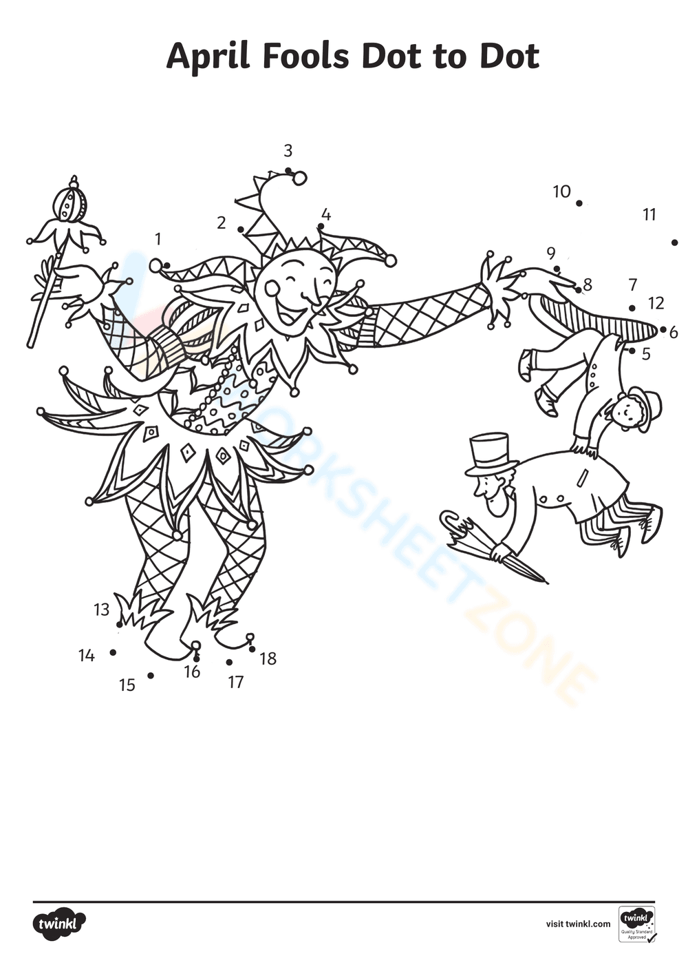 April Fools' Day Dot-to-Dot Fun - Page 4