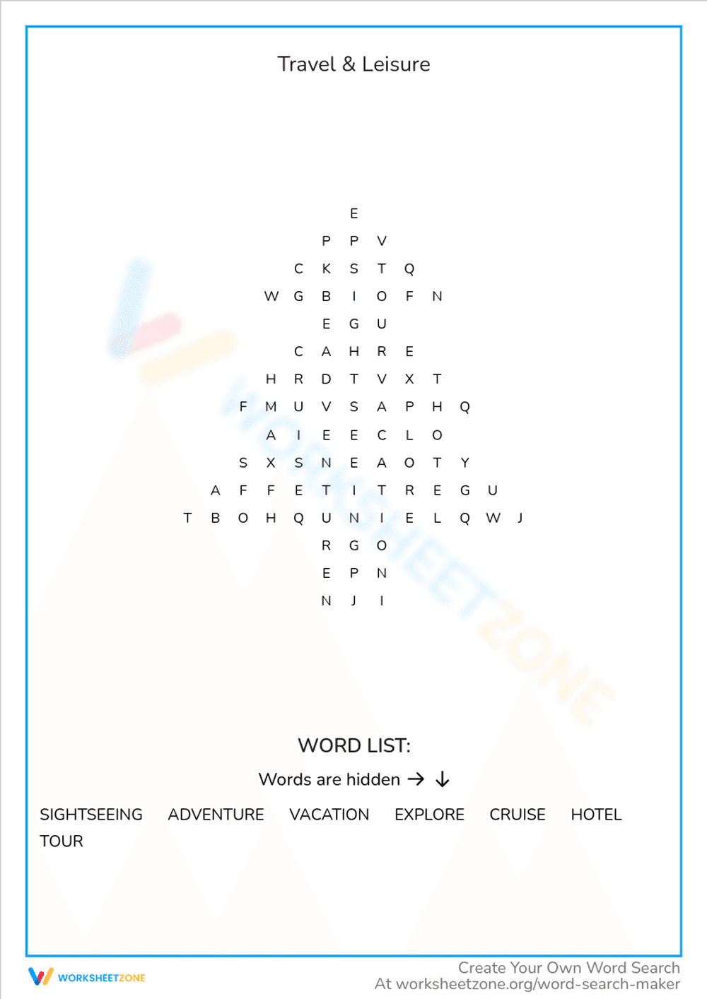 Travel and Leisure: Vacation Planning - Page 1