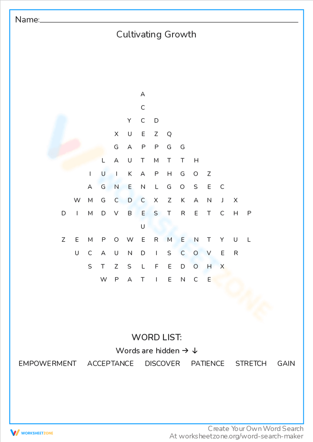 Cultivating Growth and Development - Page 1