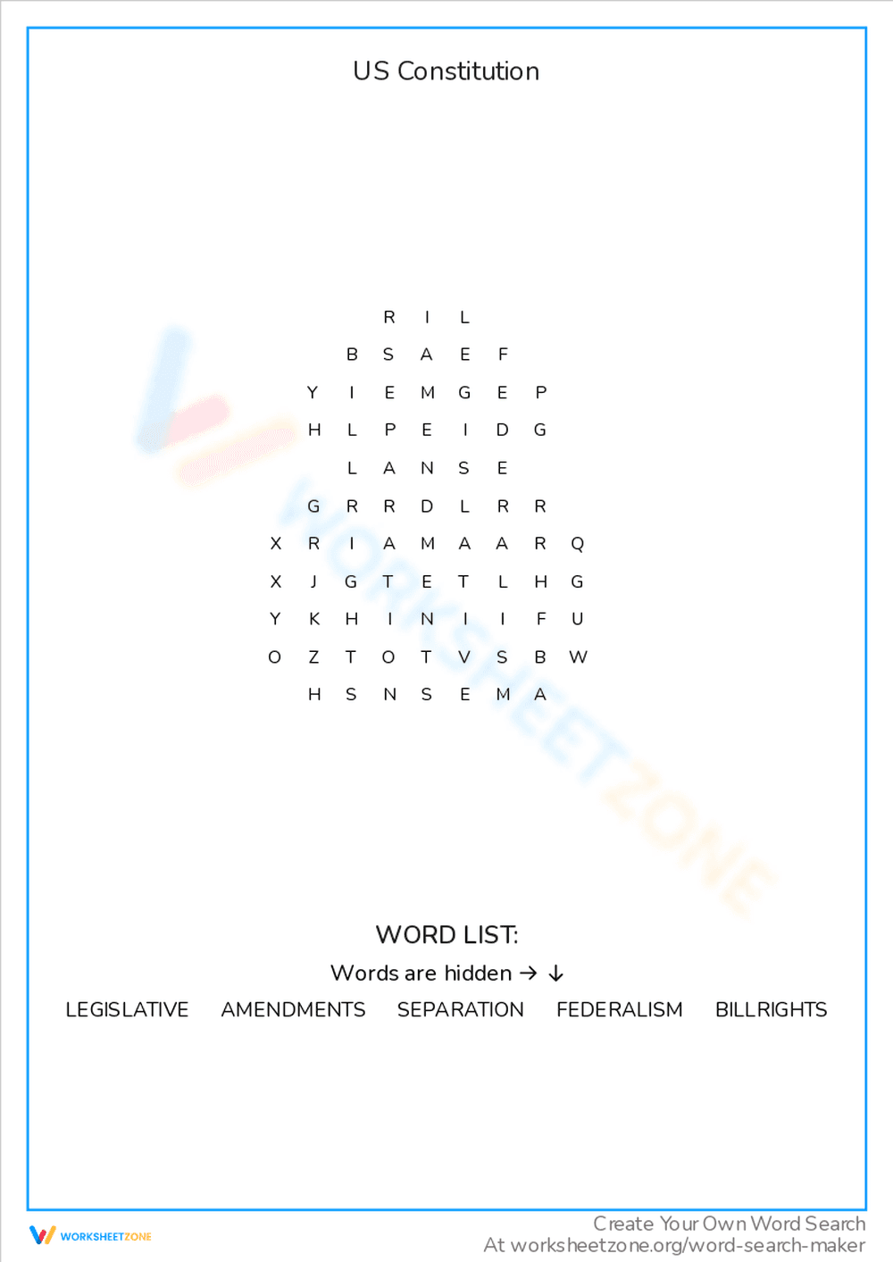 Understanding the US Constitution - Page 1