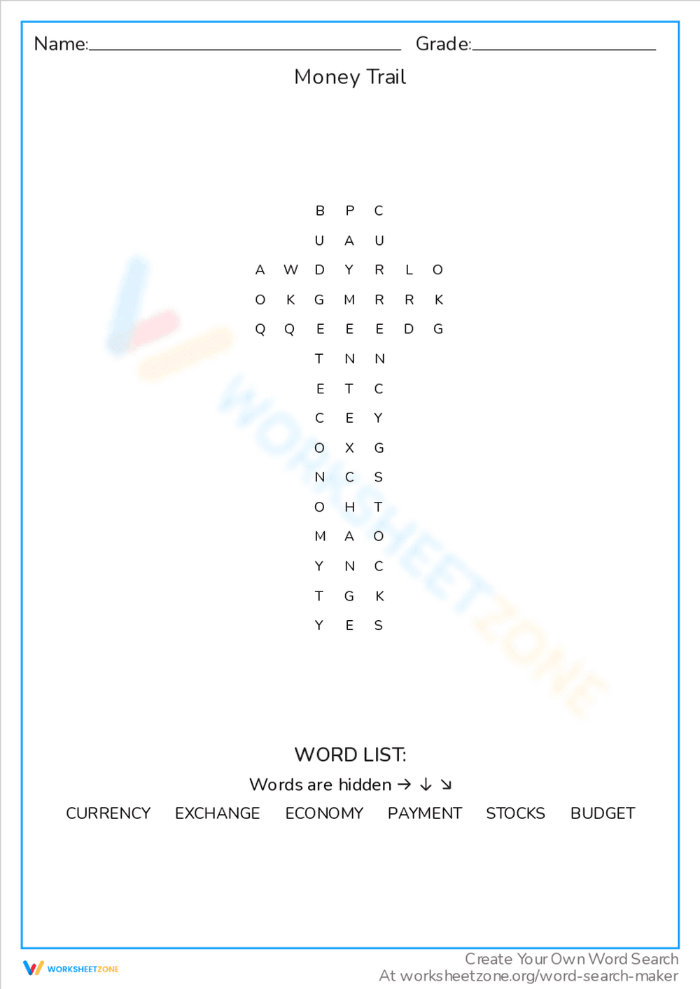 Money Trail - Page 1