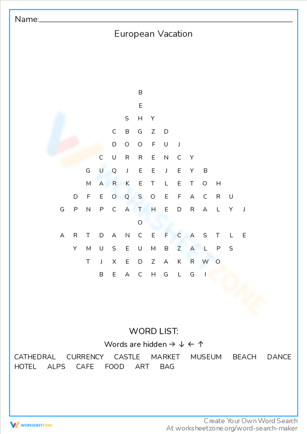 Plan your Dream European Vacation - Page 1