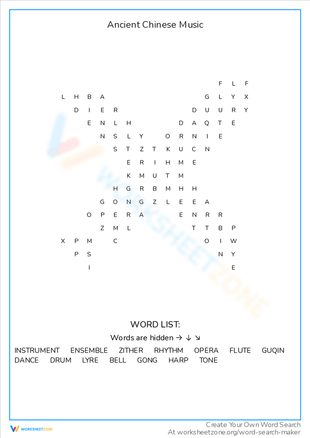 Harmonies of Ancient Chinese Music - Page 1
