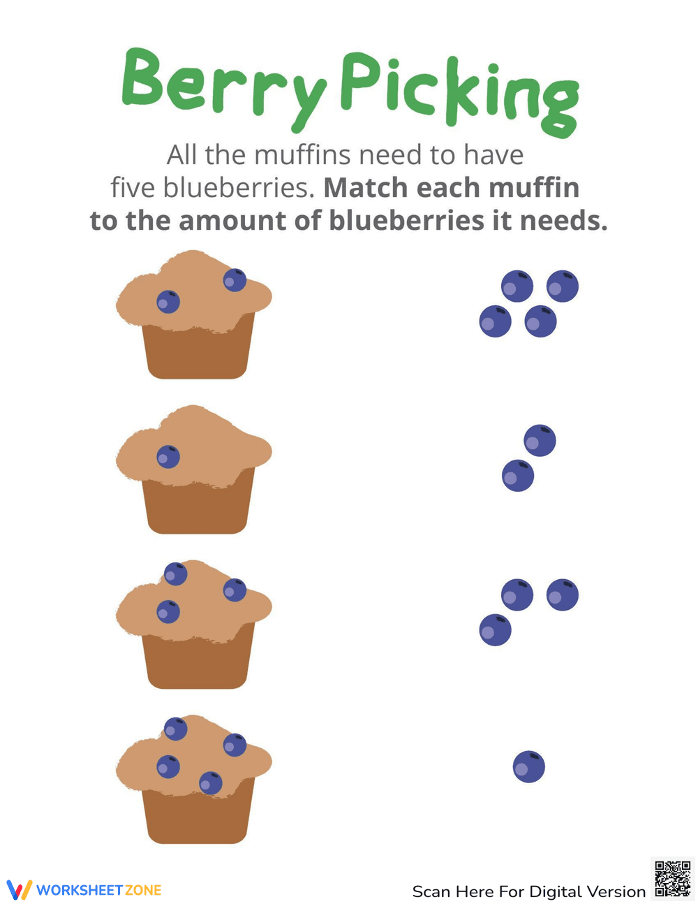 Berry Picking Fun Activity - Page 1