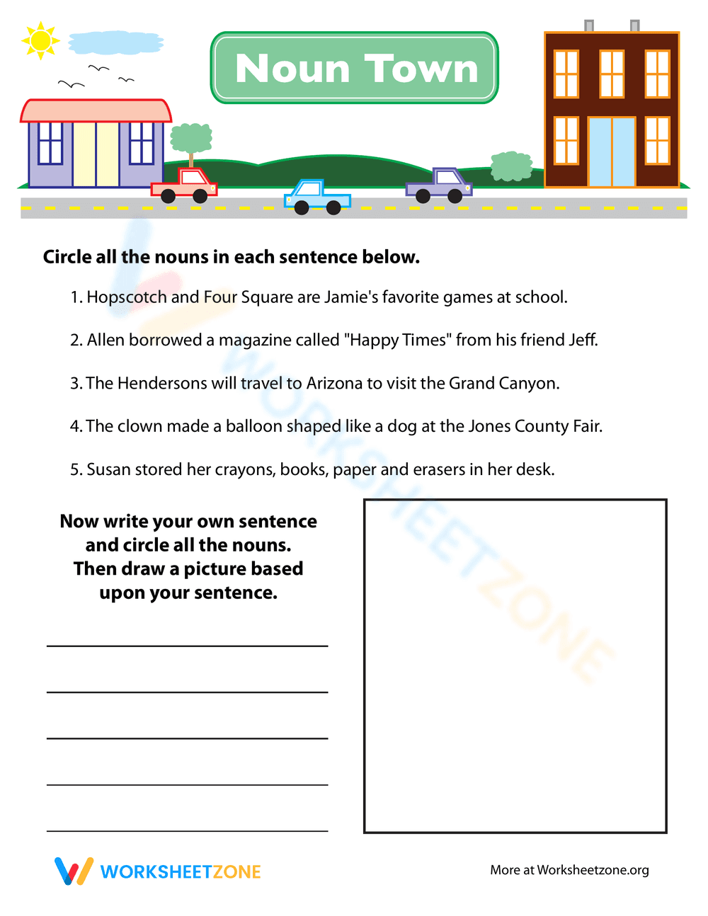 Nouns in Noun Town VIII - Page 1