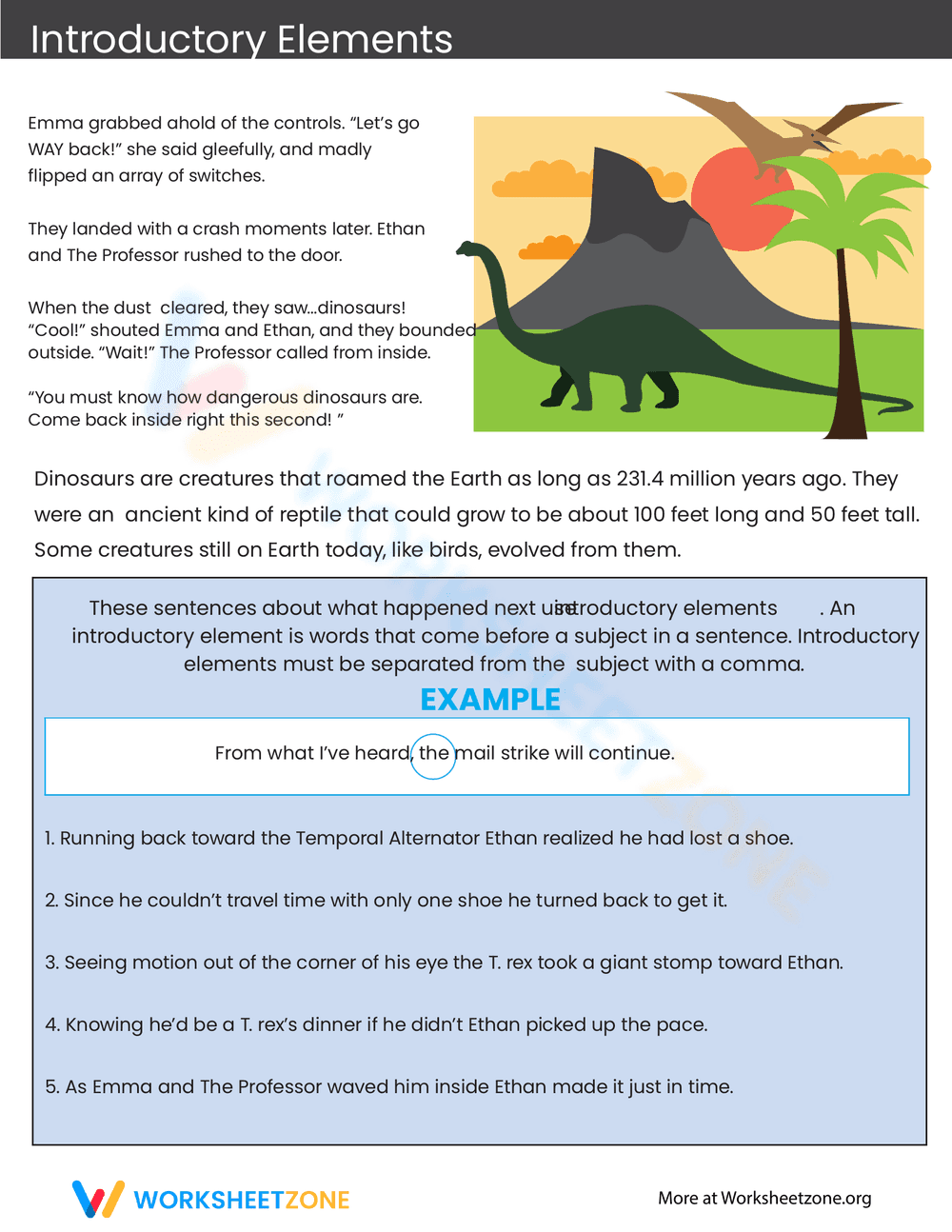 Introductory Elements: Enhancing Sentences - Page 1