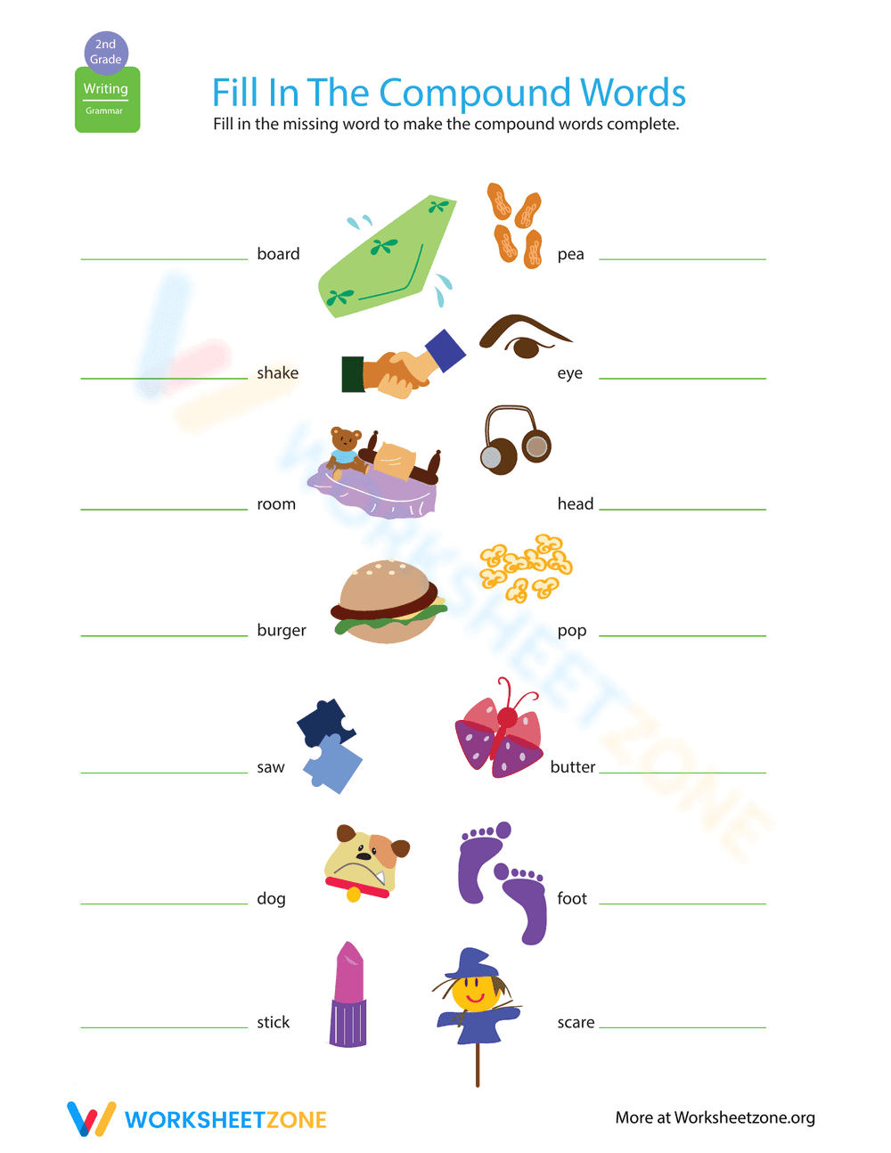 Grip Grammar: Compound Words 9 - Page 1