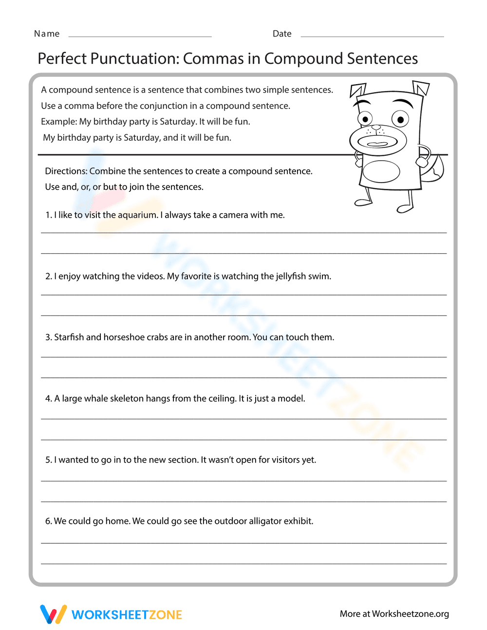 Perfect Punctuation: Commas in Sentences - Page 1