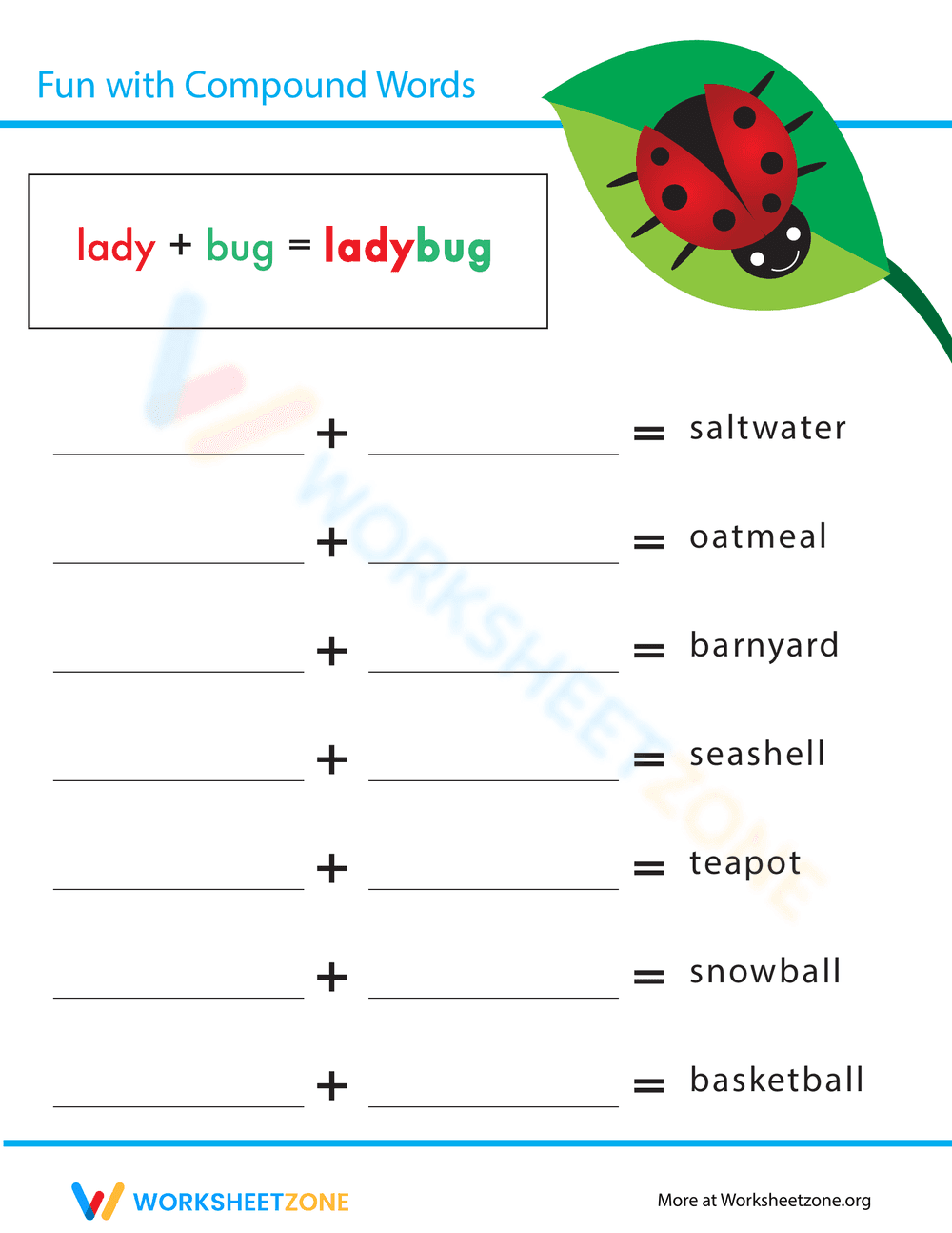 Explore Compound Words: Word Building - Page 1