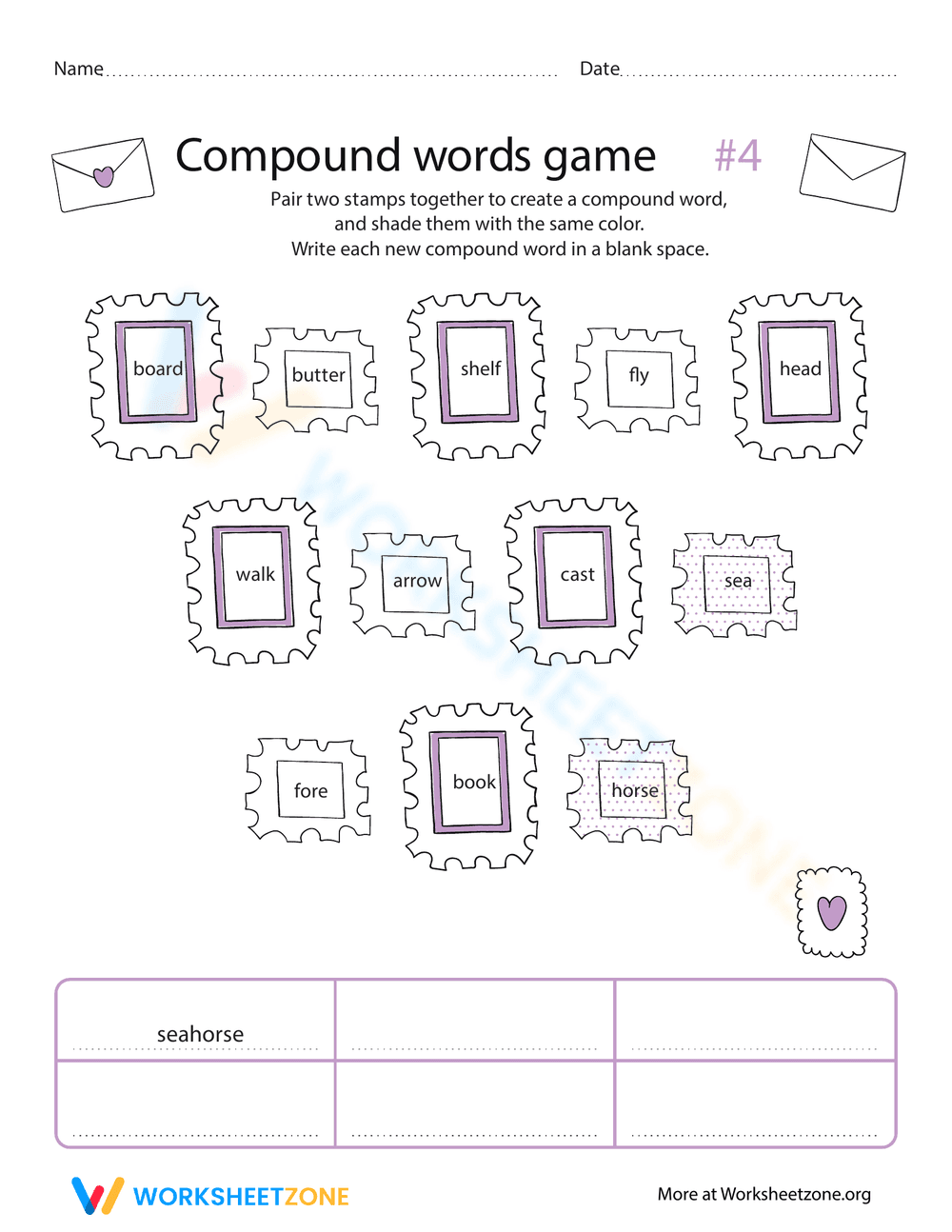 Grip Grammar: Compound Words 4 - Page 1