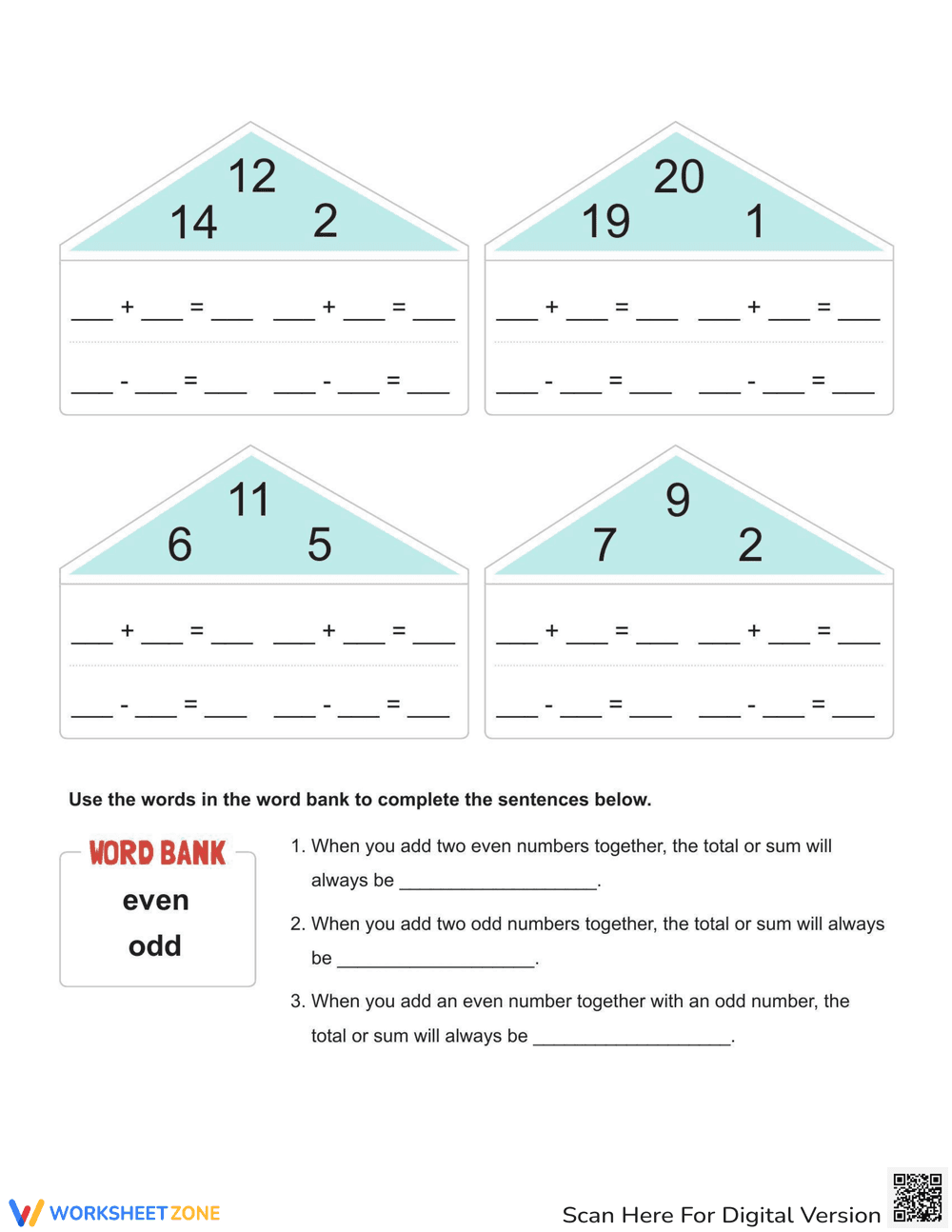 Making Number Connections Worksheet - Page 2