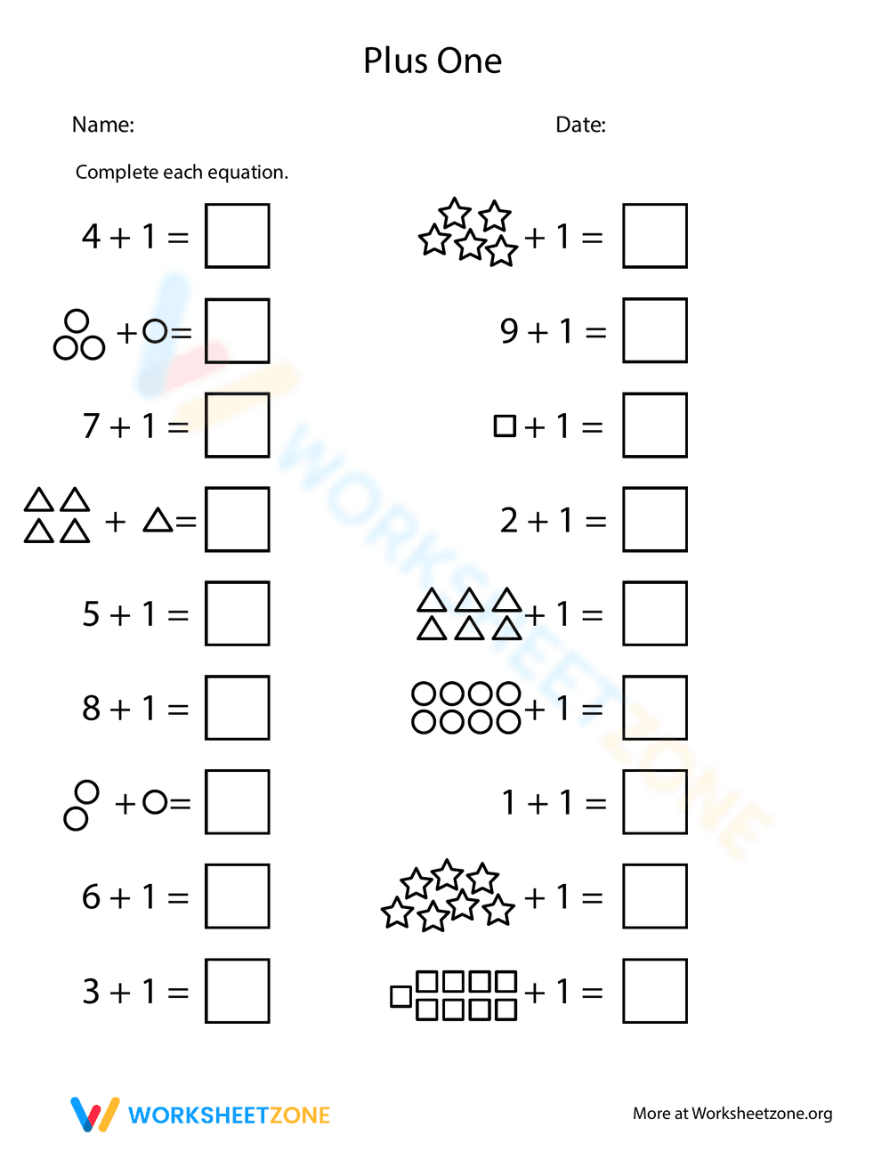 Understanding Plus One Assessment - Page 1