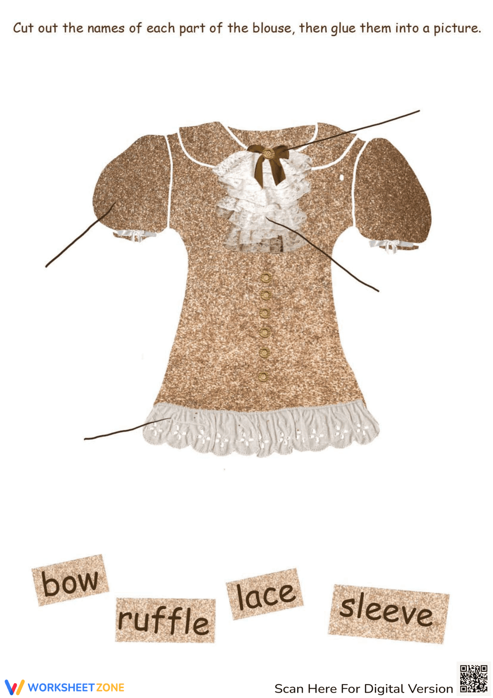 Parts of Clothes: Blouse - Page 1