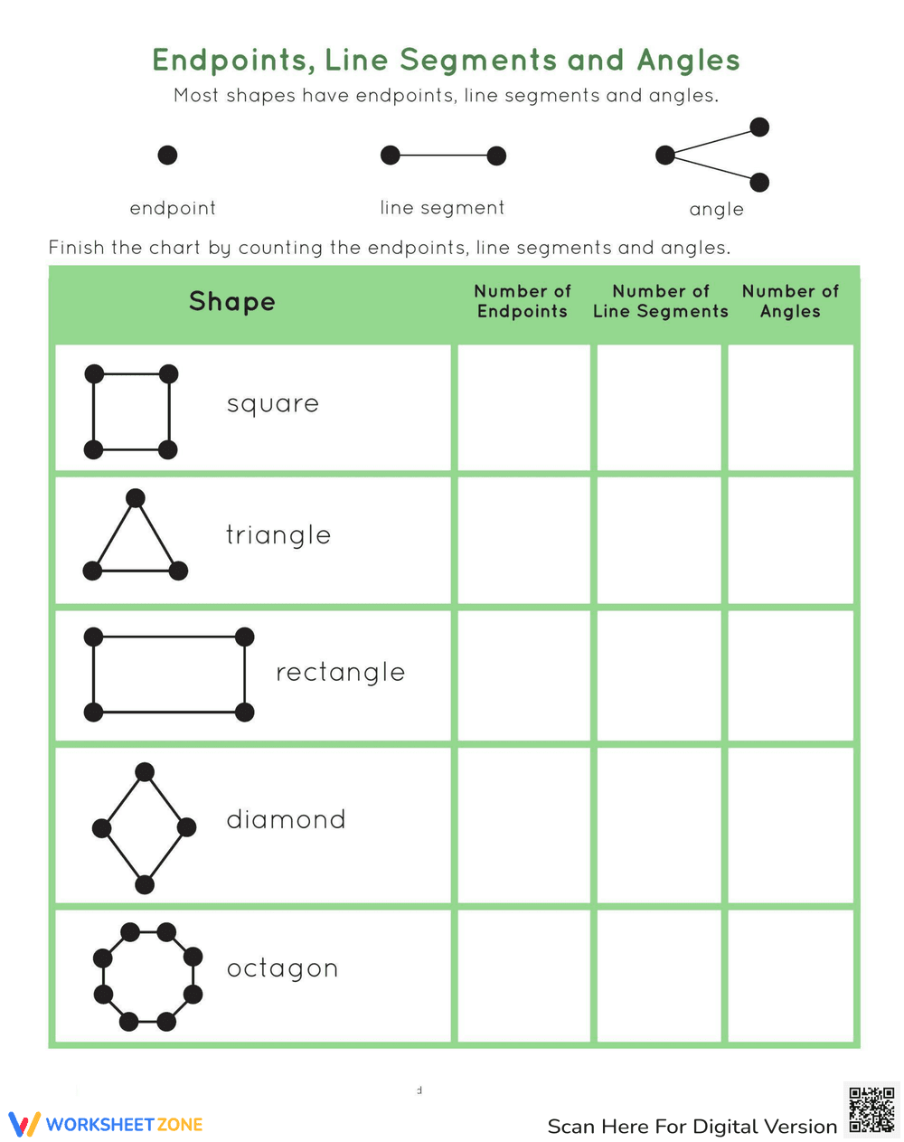 Shape Basics Worksheet - Page 1