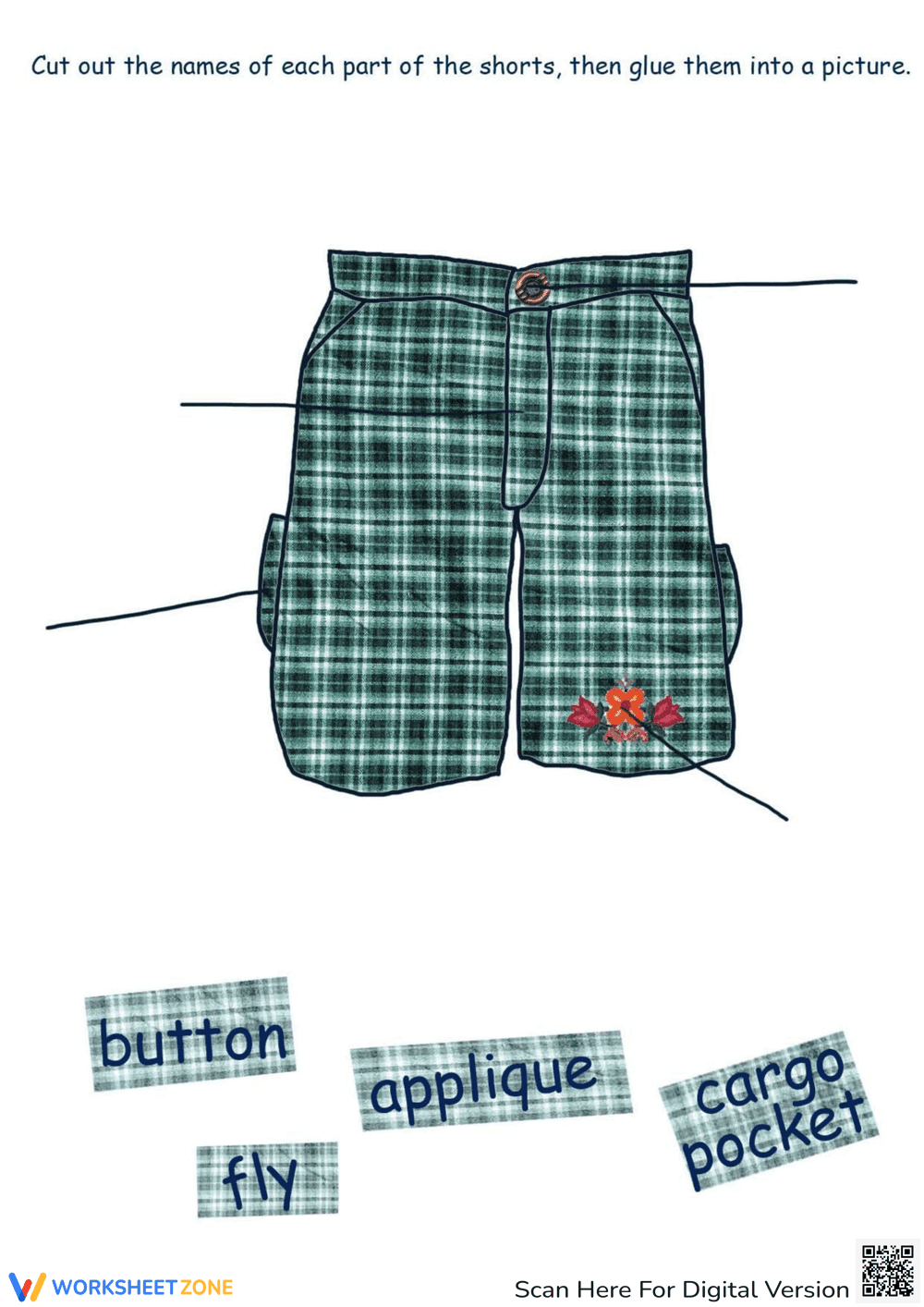 Parts of Clothes: Shorts - Page 1