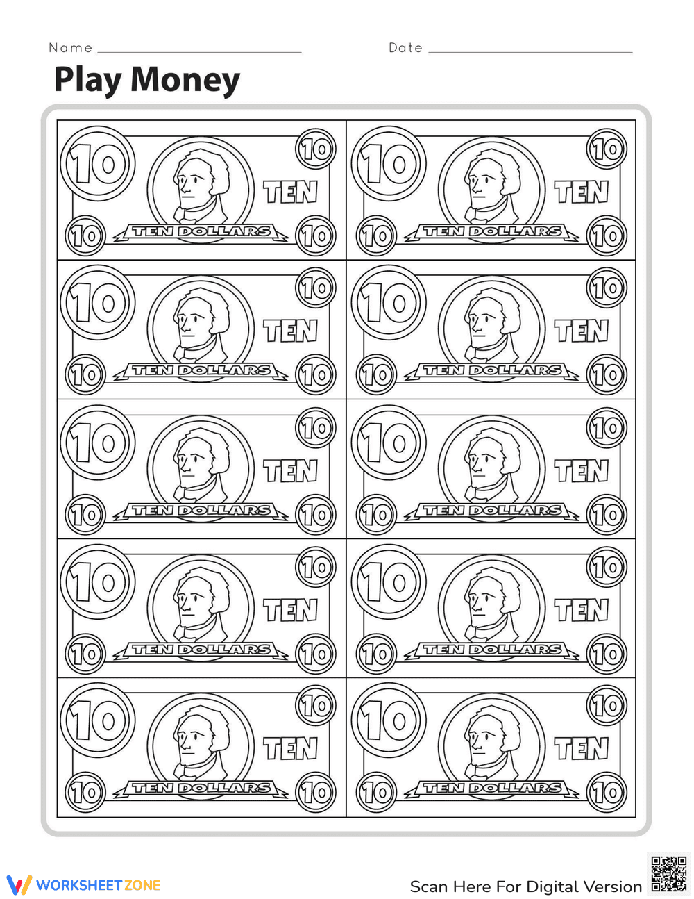 Learn About Play Money - Page 3