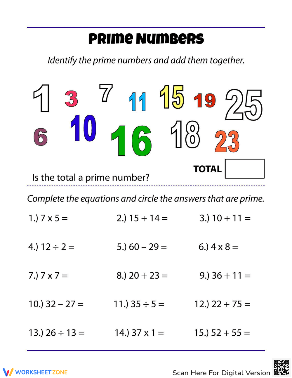 Finding Prime Numbers - Page 1