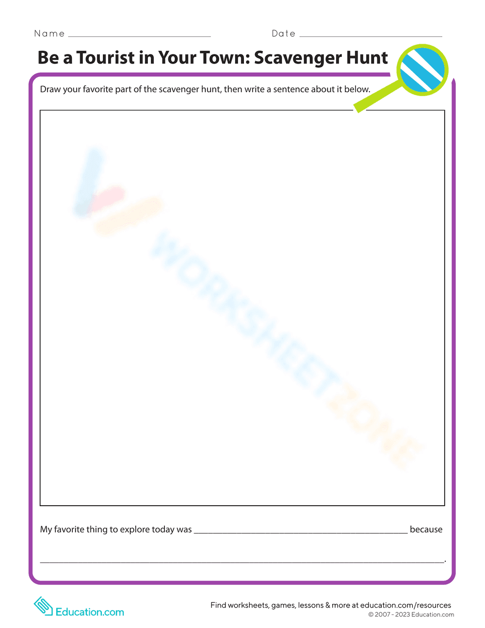 Be a Tourist: Town Scavenger Hunt - Page 2