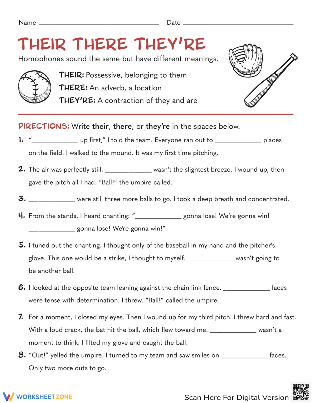 Mastering 'Their,' 'There,' and 'They're' - Page 1