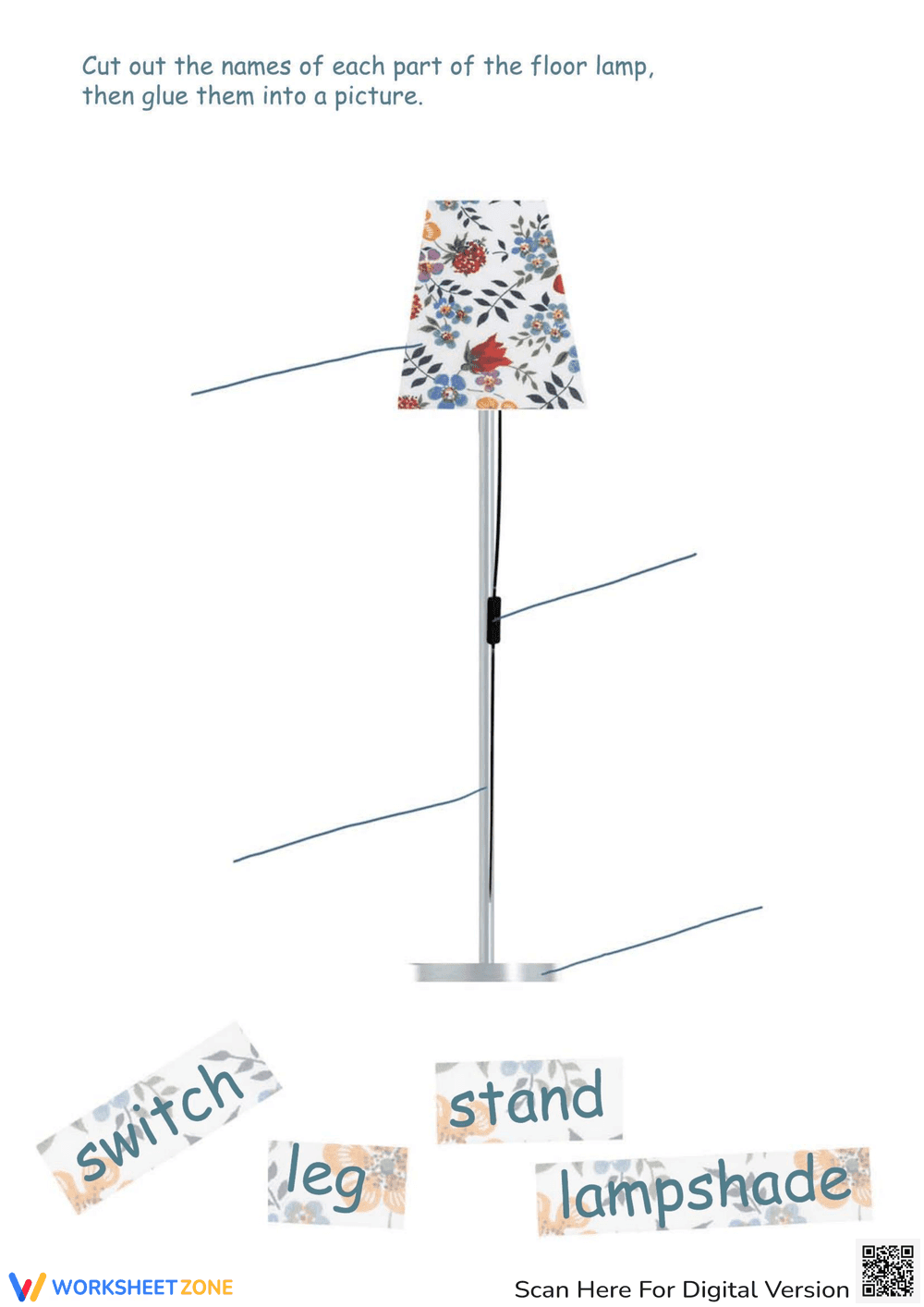 Parts of a Lamp - Page 1