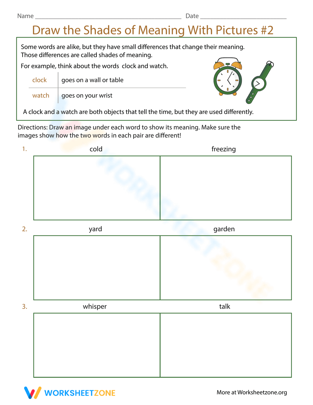 Drawing Shades of Meaning with Pictures - Page 1