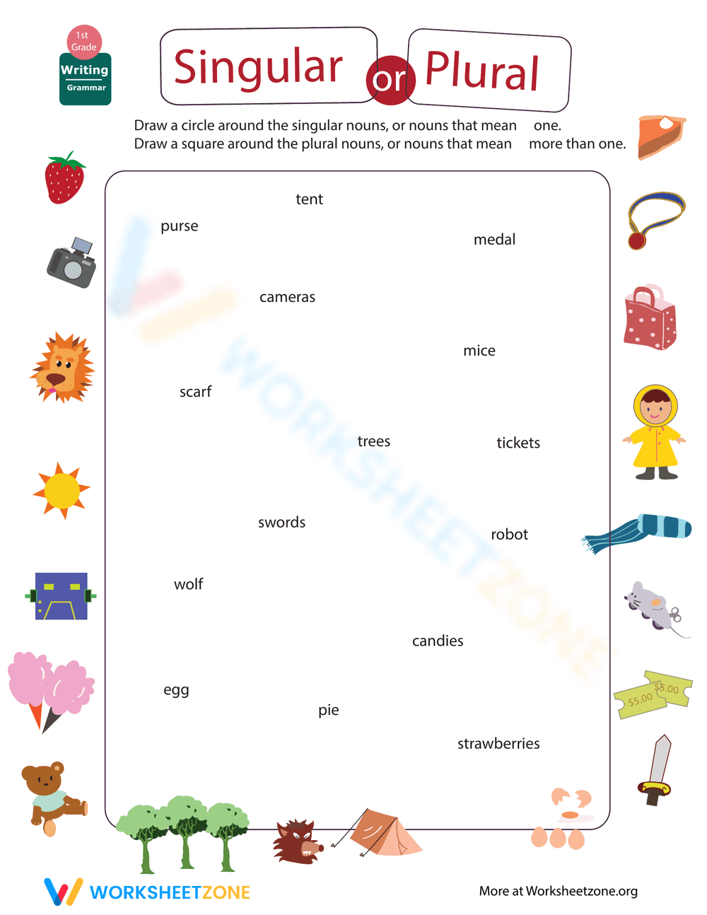 Singular or Plural Nouns? - Page 1