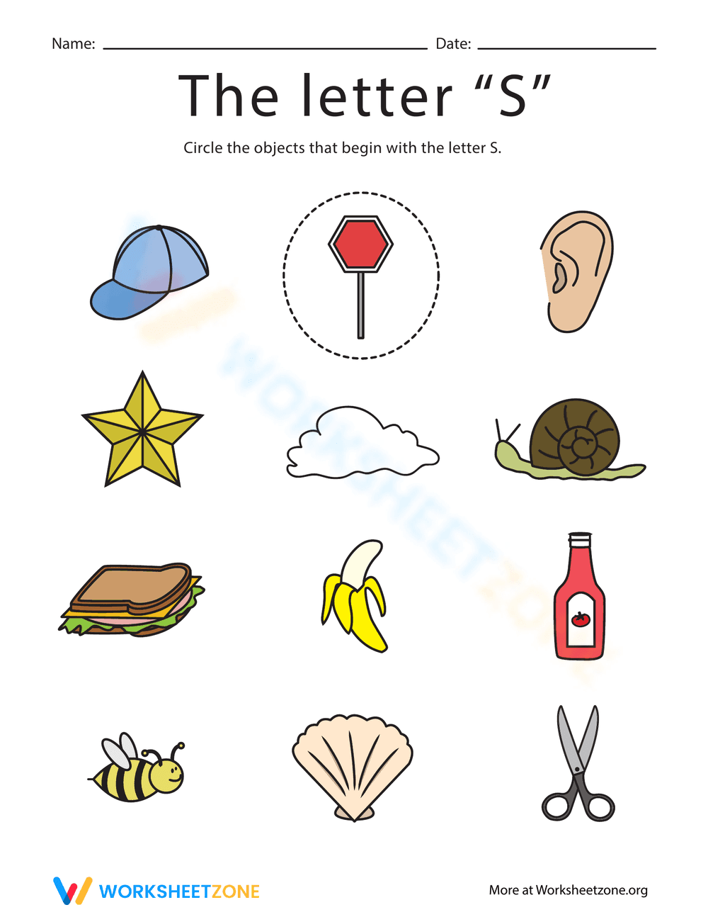 Things that Start with S! - Page 1