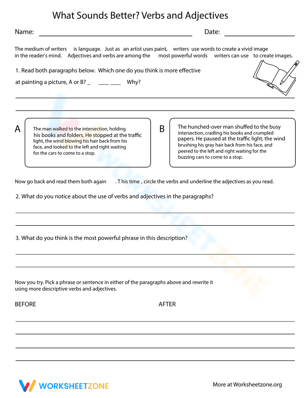 What Sounds Better Worksheet - Page 1