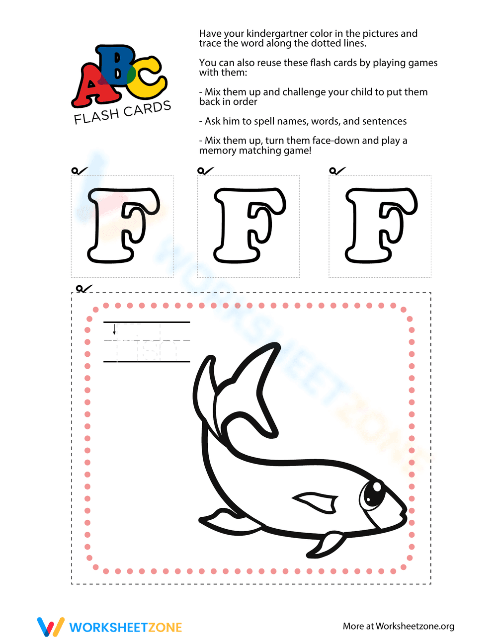 Fun with F: Tracing and Coloring - Page 1