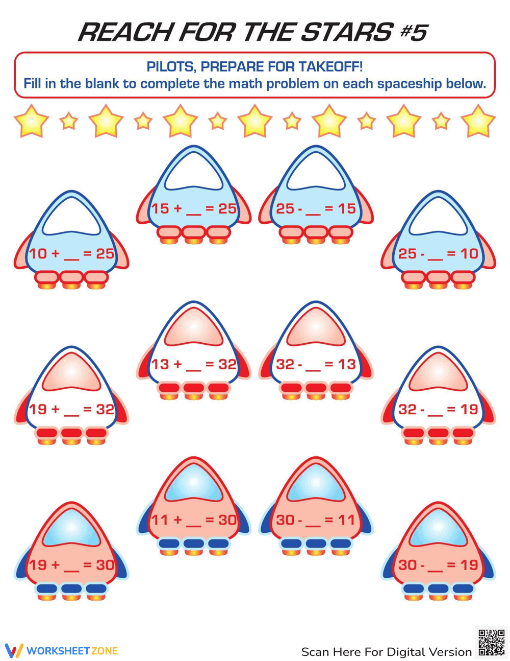 Addition Fact Families: Practice - Page 1