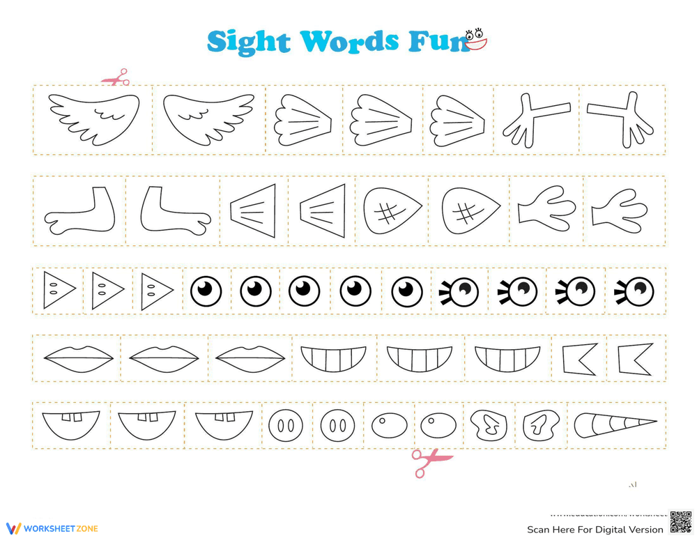 Decorate the Sight Word 'A' Worksheet - Page 2