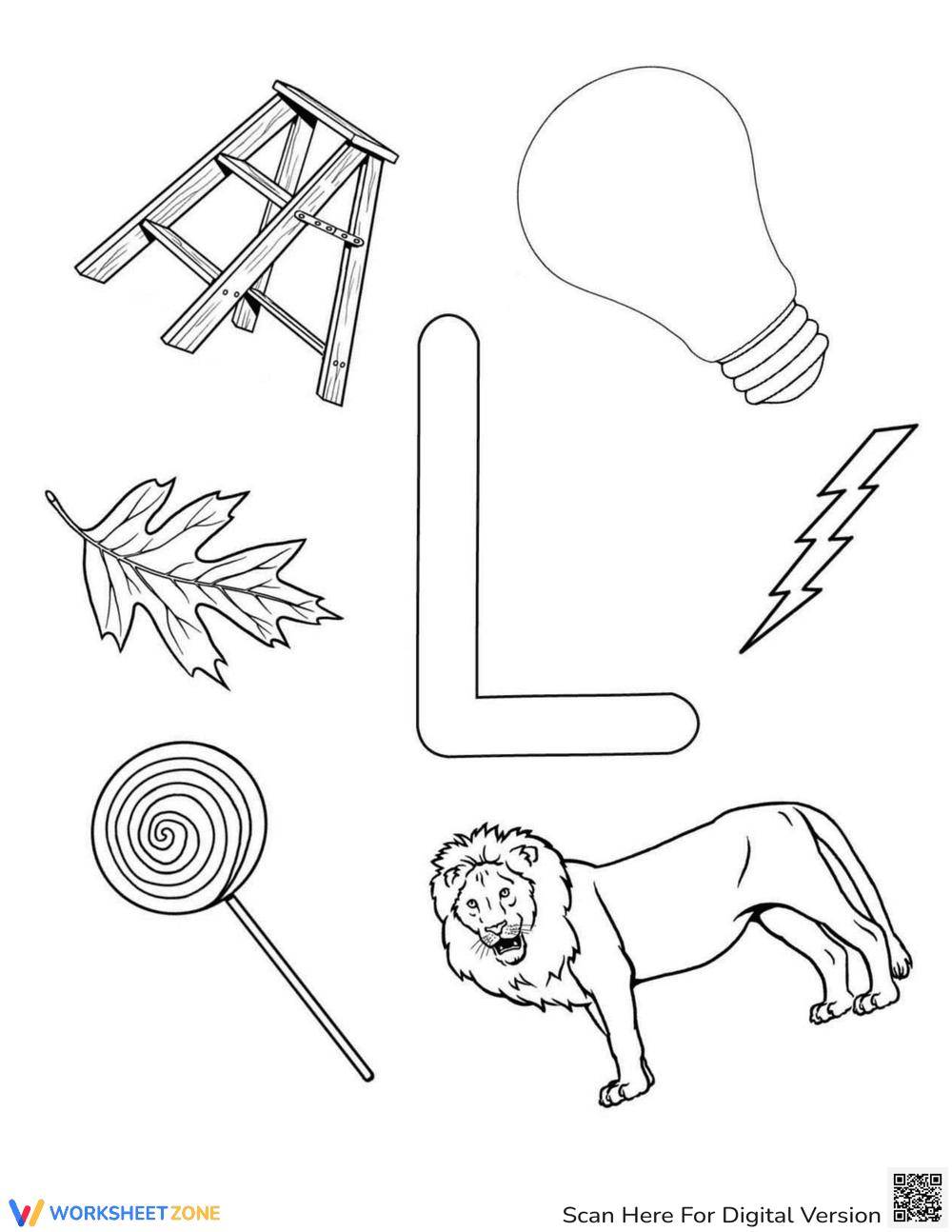 Creative Coloring Worksheet - Page 1