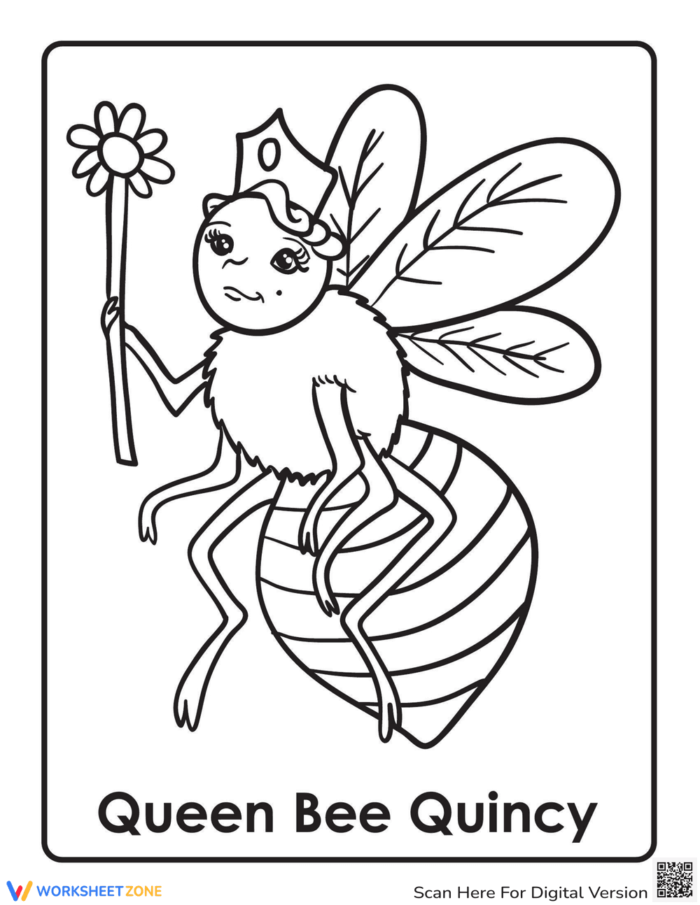 Q for Queen Bee! - Page 1