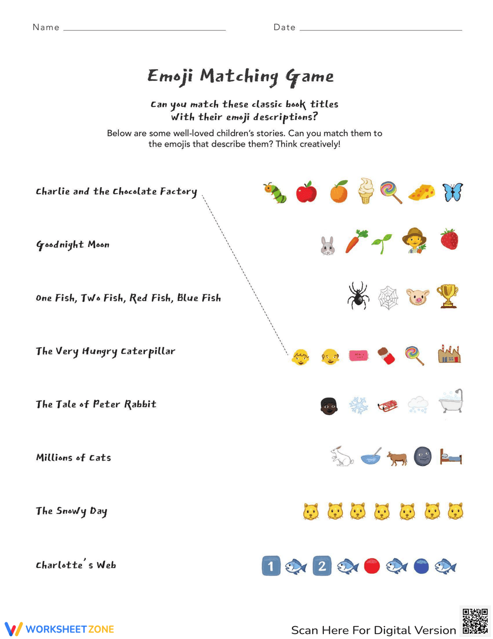 Emoji Matching Game - Page 1
